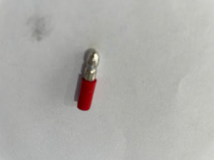 [314335] Rundstecker isoliert. D = 4mm. 0.5-1.0mm². rot