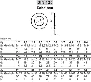 [205332] U-Scheibe M12 Form A DIN 125-1 A2. 13 x 24 x 2.5